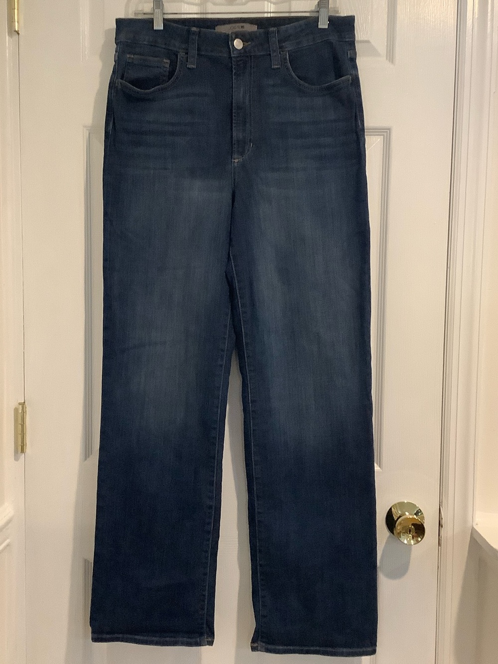 JOE’S Wide Leg Full Length Wangari Dark Wash High Rise Stretch Women’s Jeans 31